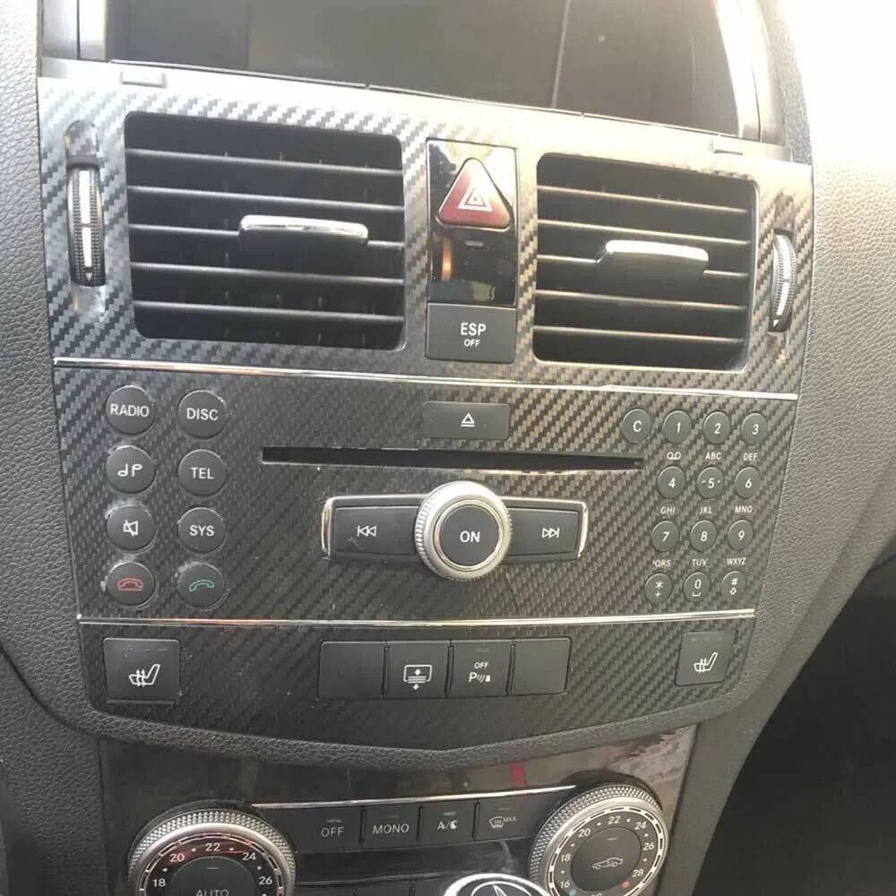 For Benz C Class W204 2008-2010 Interior Central Control Panel Door Handle 5DCarbon Fiber Stickers Decals Car styling Accessorie
For Benz C Class W204 2008-2010 Interior Central Control Panel Door Handle 5DCarbon Fiber Stickers Decals Car styling Accessorie