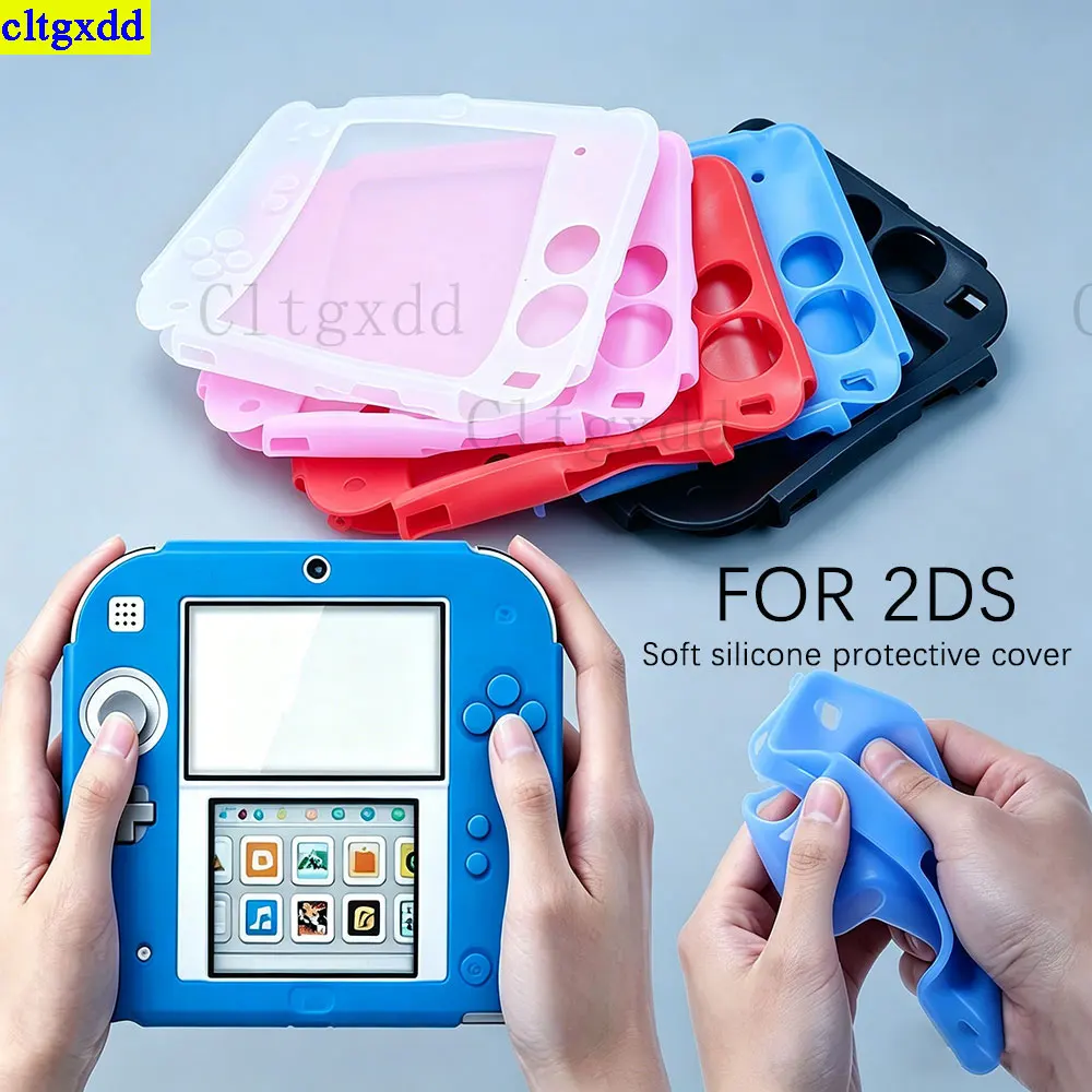 Cltgxdd 1piece FOR 2DS console Soft silicone full protection gel bag cover High quality game console protective cover
Cltgxdd 1piece FOR 2DS console Soft silicone full protection gel bag cover High quality game console protective cover