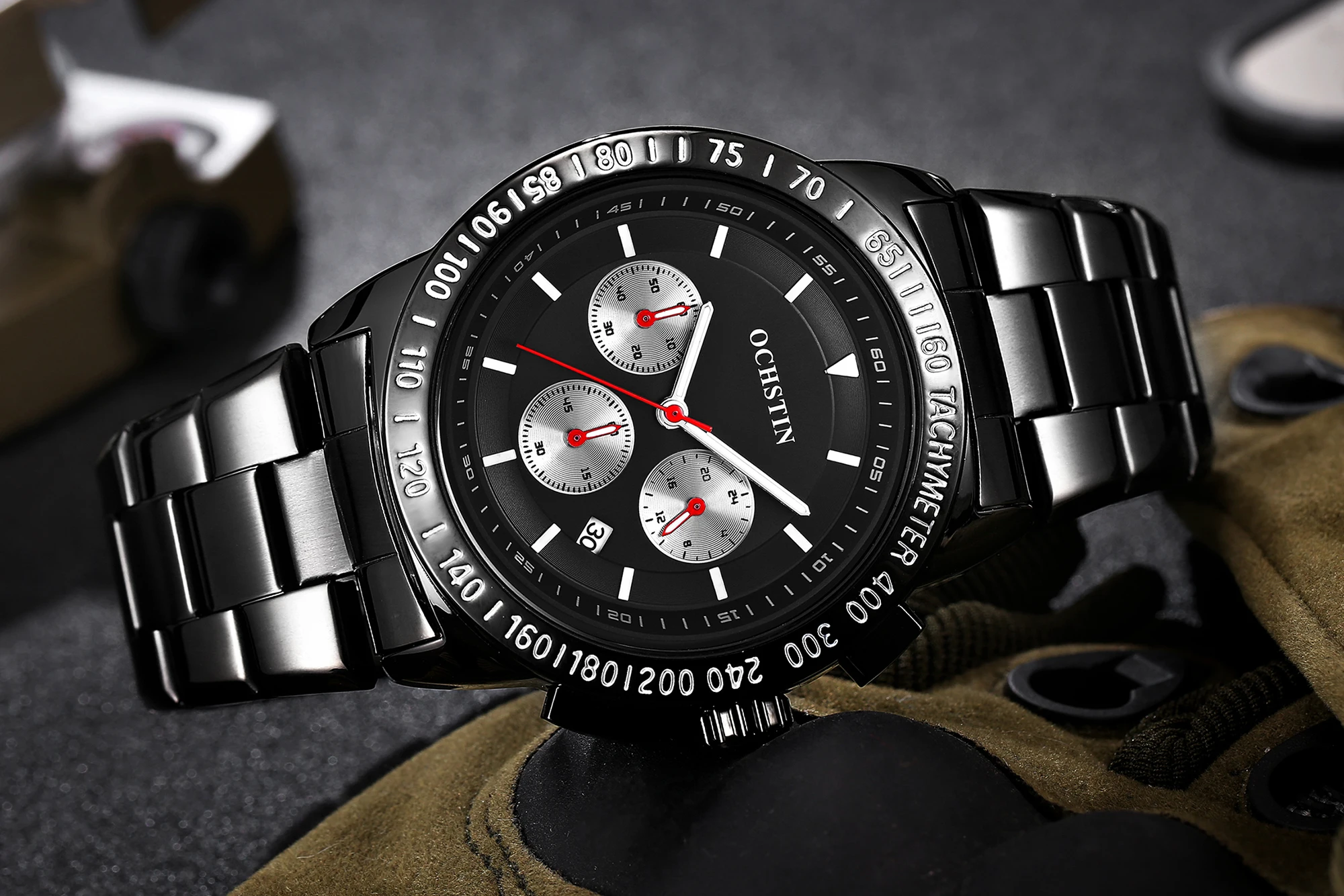 OCHSTIN Pilot Series мужские кварцевые наручные часы с ремешком из нержавеющей стали мужские водонепроницаемые мужские многофункциональные часы с календарем
OCHSTIN Pilot Series мужские кварцевые наручные часы с ремешком из нержавеющей стали мужские водонепроницаемые мужские многофункциональные часы с календарем
