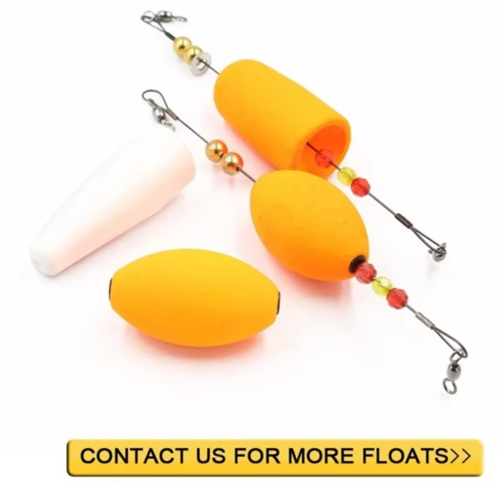 Oval EVA Foam Fishing Float Bobber Rig with Brass Beads Swivel Snap for Saltwater Freshwater Catfish Fishing Tackle Gear
Oval EVA Foam Fishing Float Bobber Rig with Brass Beads Swivel Snap for Saltwater Freshwater Catfish Fishing Tackle Gear