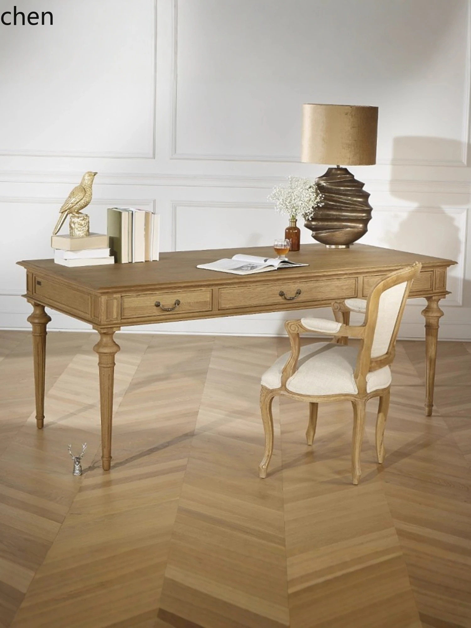 ZML Retro Solid Wood Desk Study Computer Desk Writing Retro Home Drawer Office Desk
ZML Retro Solid Wood Desk Study Computer Desk Writing Retro Home Drawer Office Desk