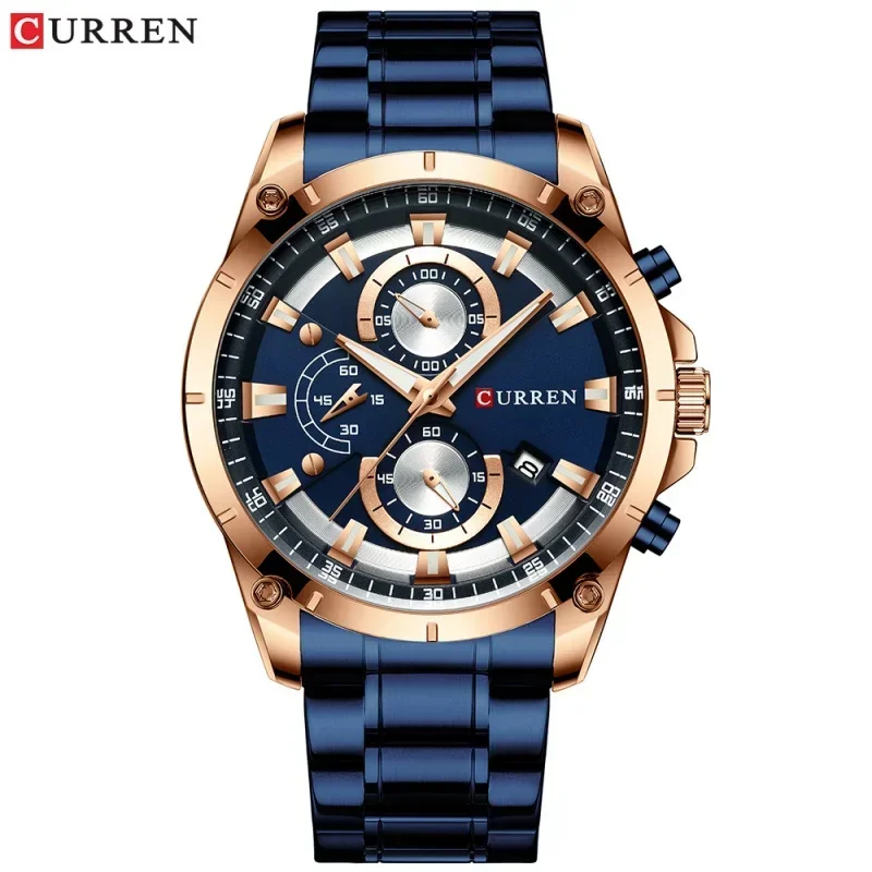 Curren 8360 Мужские часы Водонепроницаемые кварцевые часы Многофункциональные шестиигольные календари Деловые мужские часы
Curren 8360 Мужские часы Водонепроницаемые кварцевые часы Многофункциональные шестиигольные календари Деловые мужские часы