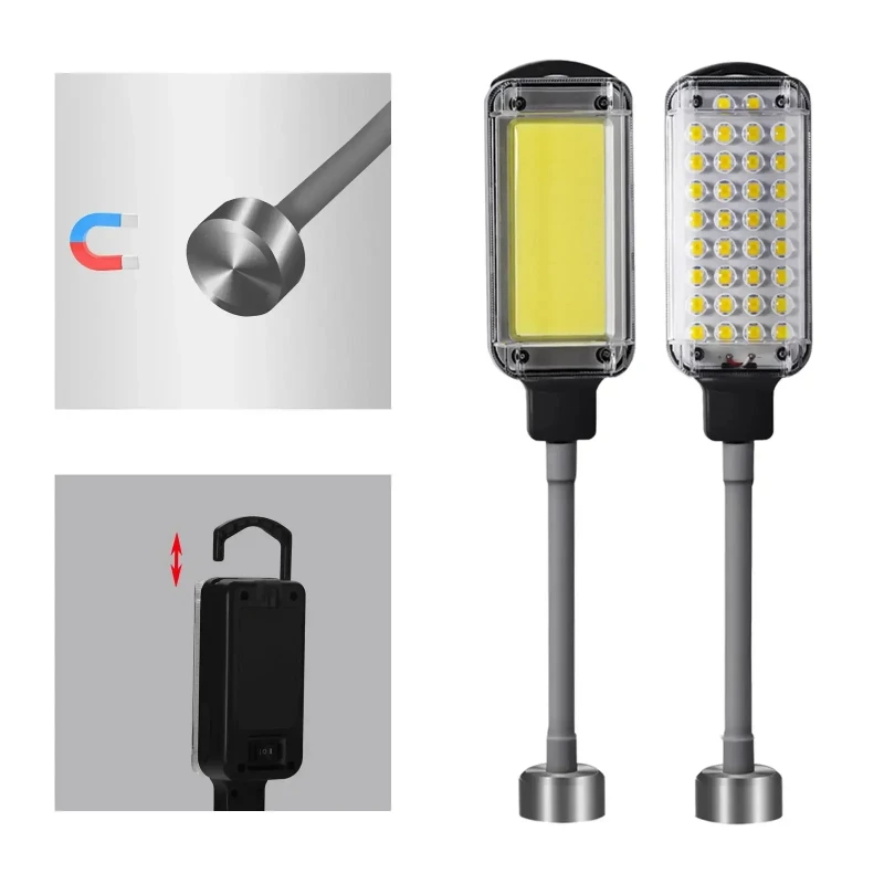 LED Multifunctional USB Magnet Hose Work Light COB Strong Light Waterproof Auto Repair Work Light Outdoor Lighting Flashlight
LED Multifunctional USB Magnet Hose Work Light COB Strong Light Waterproof Auto Repair Work Light Outdoor Lighting Flashlight