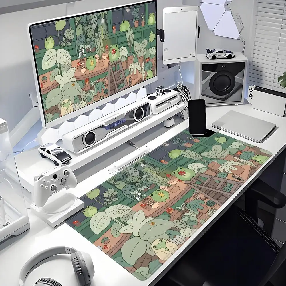 Kawaii frogs Desk Mat Large Gaming Mousepad HYBXAXC Cute Mouse Pad Anime Aesthetic Cozi Lofi Plant Nature Green Extended Deskmat
Kawaii frogs Desk Mat Large Gaming Mousepad HYBXAXC Cute Mouse Pad Anime Aesthetic Cozi Lofi Plant Nature Green Extended Deskmat