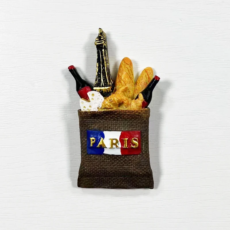 3D magnetic refrigerator stickers for Paris tourism souvenirs, kitchen bread and home decorations, travel gifts
3D magnetic refrigerator stickers for Paris tourism souvenirs, kitchen bread and home decorations, travel gifts
