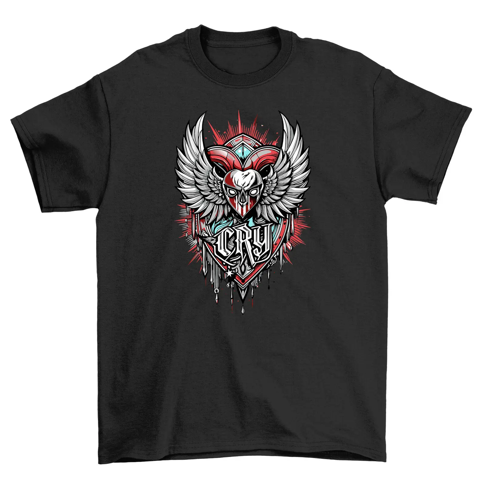 "Gothic_46 Skull Wings" tee - Dark and Edgy! Unisex Design, Funny t-shirt for go
"Gothic_46 Skull Wings" tee - Dark and Edgy! Unisex Design, Funny t-shirt for go