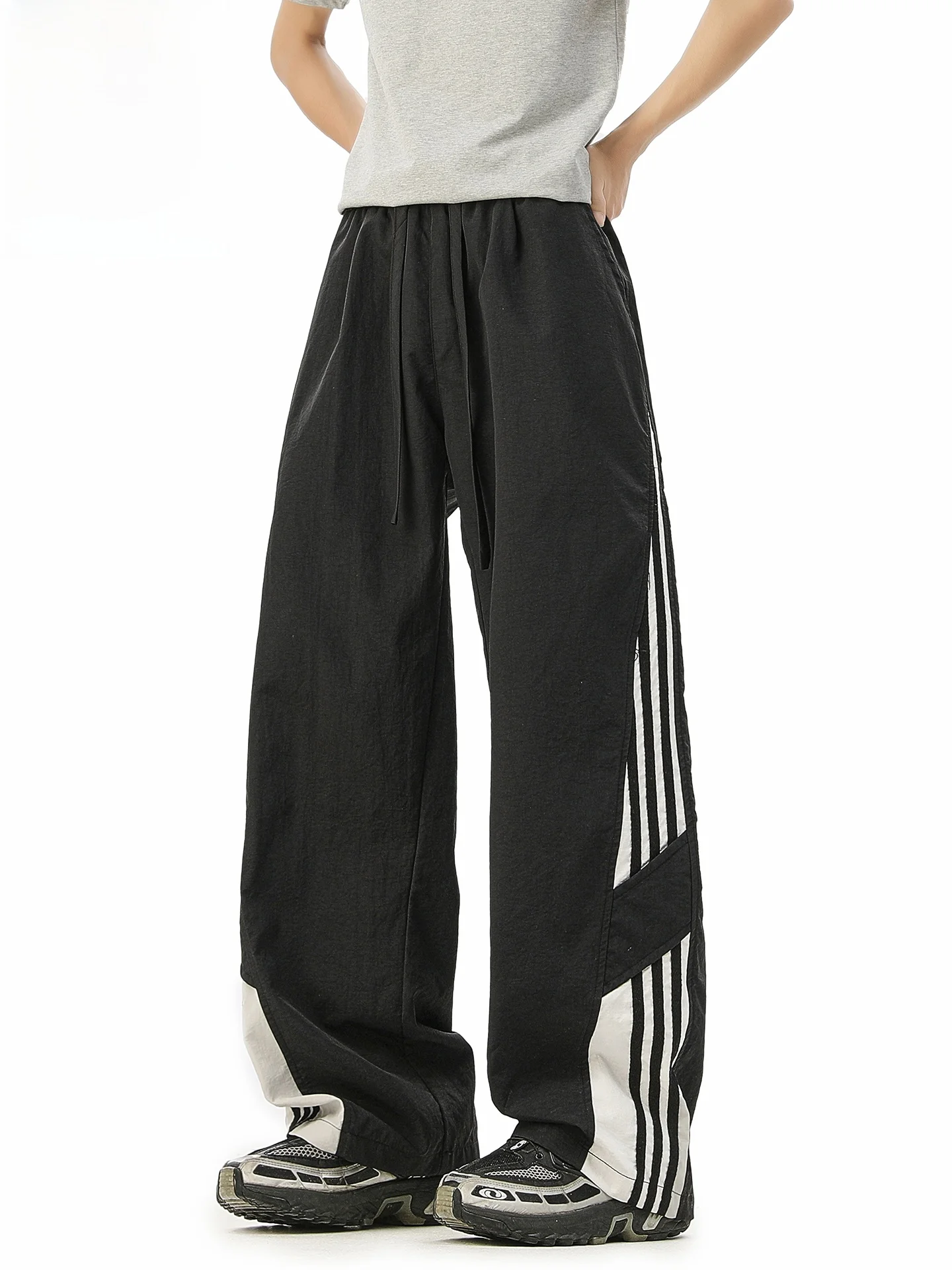 Wassup Tenet American Stripe Splicing Men's Casual Pants Loose Qui Dry Sport Long Trousers Spring Trendy Brand Couple's Loo...
Wassup Tenet American Stripe Splicing Men's Casual Pants Loose Qui Dry Sport Long Trousers Spring Trendy Brand Couple's Loo...