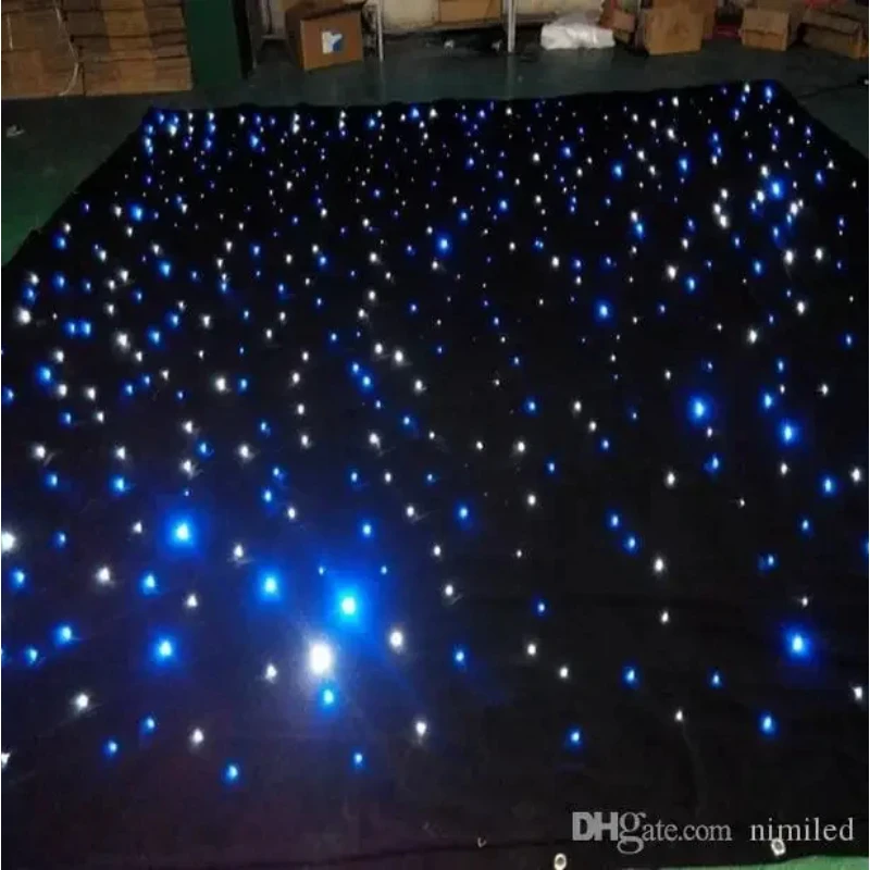 New Led Light Effects Large Star Curtain 4m*6m Star Colth Stage Drapes Blue-white Color With Lighting Controller Curtain Llfa
New Led Light Effects Large Star Curtain 4m*6m Star Colth Stage Drapes Blue-white Color With Lighting Controller Curtain Llfa