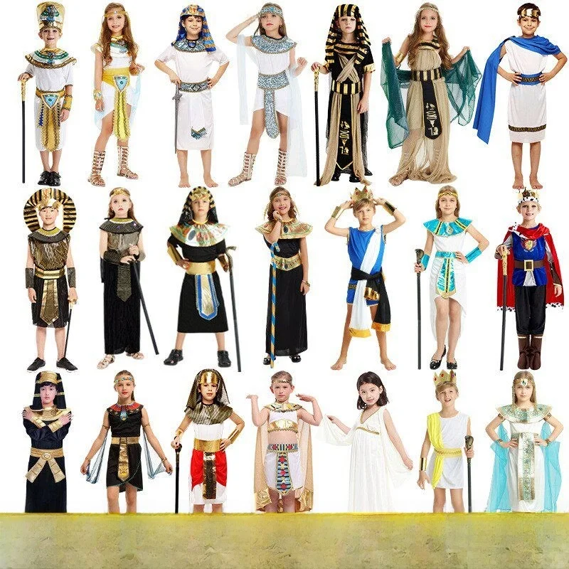 Halloween Children's Cosplay Costume Pharaoh Queen Princess Prince Samurai Performance Clothes Six-One Dress-Up Outfits
Halloween Children's Cosplay Costume Pharaoh Queen Princess Prince Samurai Performance Clothes Six-One Dress-Up Outfits