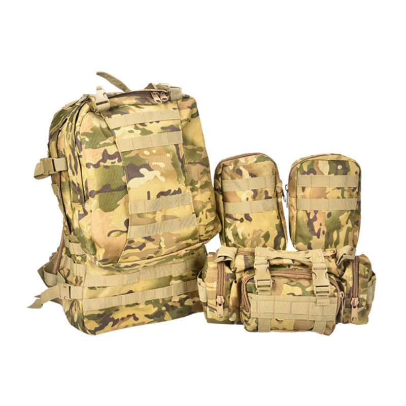 Outdoor Backpack 600d Oxford Cloth Multi Functional Four In One Large Capacity Upgraded Tactical Mountaineering Travel Bag
Outdoor Backpack 600d Oxford Cloth Multi Functional Four In One Large Capacity Upgraded Tactical Mountaineering Travel Bag
