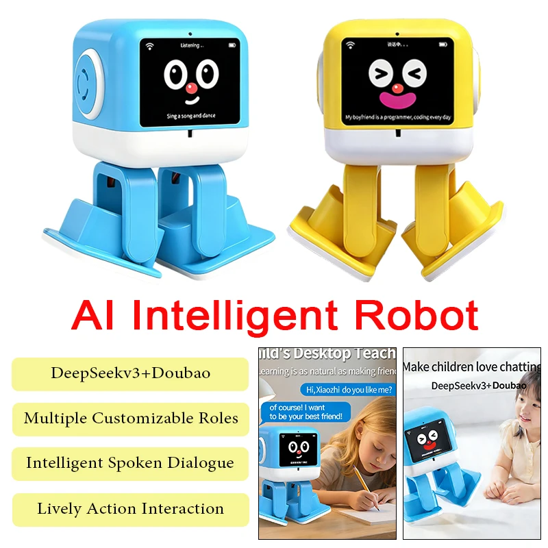 Smart AI Robot Touch Interactive Chat Deepseek Learning Intelligent Early Educational Learning Machine for Children's Gift
Smart AI Robot Touch Interactive Chat Deepseek Learning Intelligent Early Educational Learning Machine for Children's Gift