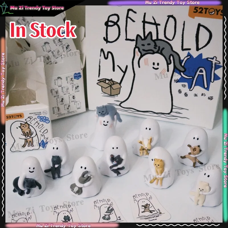 Genuine 52TOYS Little Ghost Glow In The Dark Look At My Cat Series Blind Box Mini Figure Mysterious Night Light Collectible Gif
Genuine 52TOYS Little Ghost Glow In The Dark Look At My Cat Series Blind Box Mini Figure Mysterious Night Light Collectible Gif