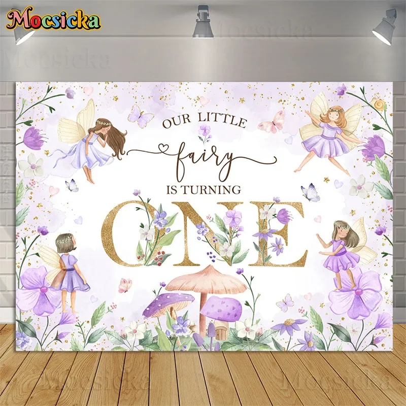 Purple Floral Photography Background Our Little Fairy Is Turning One Girl Princess Birthday Party Decor Backdrops Photo Studio
Purple Floral Photography Background Our Little Fairy Is Turning One Girl Princess Birthday Party Decor Backdrops Photo Studio