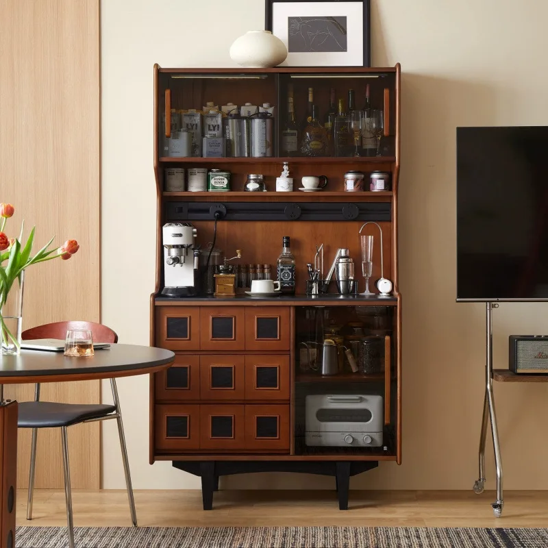 Nordic solid wood dining side cabinet retro integrated rock slab side cabinet small apartment simple kitchen storage wall high c
Nordic solid wood dining side cabinet retro integrated rock slab side cabinet small apartment simple kitchen storage wall high c