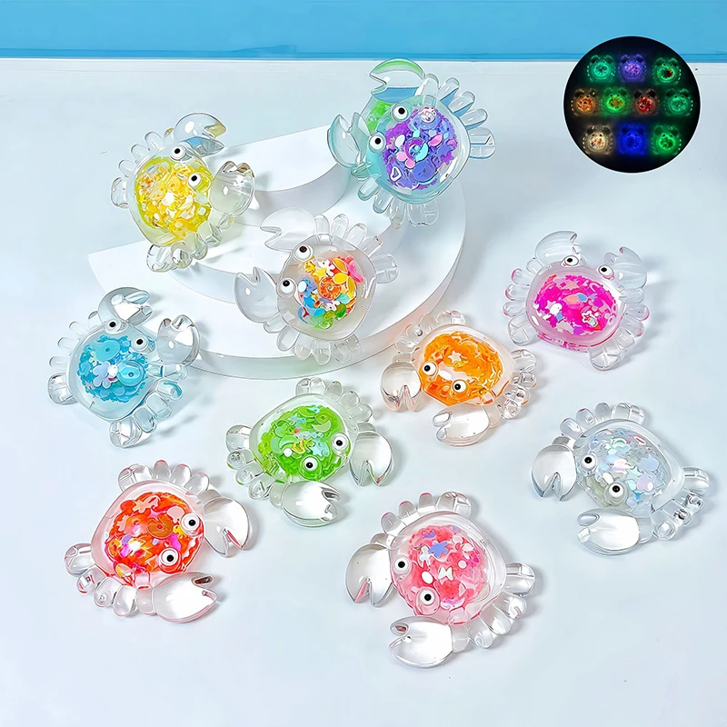 Cartoon Mini Luminous Crab Home Decoration Resin Crafts Miniature Figures Cute Desktop Small Ornaments Accessories Gifts
Cartoon Mini Luminous Crab Home Decoration Resin Crafts Miniature Figures Cute Desktop Small Ornaments Accessories Gifts