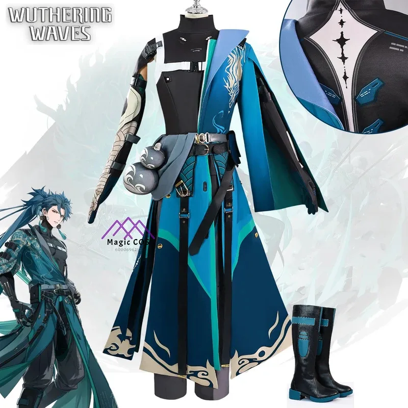 Wuthering Waves Jiyan Cosplay Man Wig Costume New Arrival Roles For Halloween Christmas Comic Con Game Anime Party Costume Azure
Wuthering Waves Jiyan Cosplay Man Wig Costume New Arrival Roles For Halloween Christmas Comic Con Game Anime Party Costume Azure