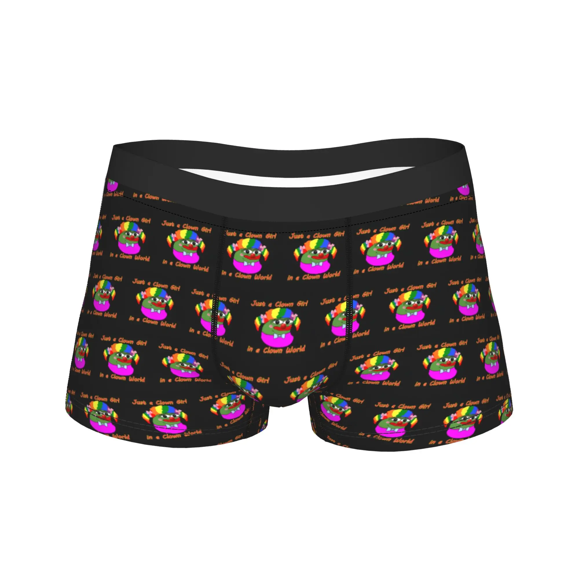 Pepe the Frog Underwear Comfortable Underpants Print Boxer Brief For Males Pouch Plus Size Boxershorts
Pepe the Frog Underwear Comfortable Underpants Print Boxer Brief For Males Pouch Plus Size Boxershorts