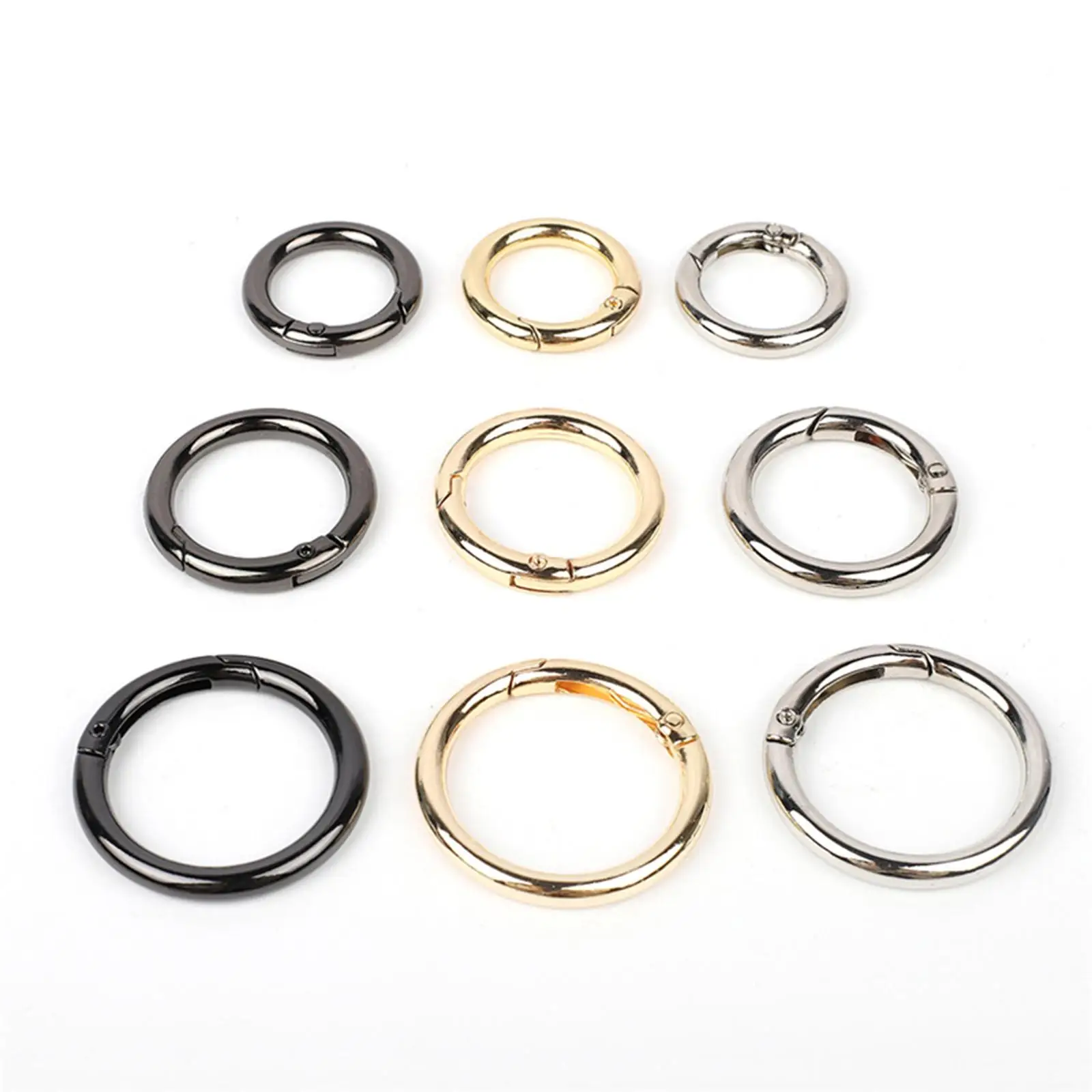 4x 5x Leather Bag Buckles Spring Coils Multipurpose Practical Lightweight Trendy DIY Bags Tote Carabiner Clip Snaps Spring Rings
4x 5x Leather Bag Buckles Spring Coils Multipurpose Practical Lightweight Trendy DIY Bags Tote Carabiner Clip Snaps Spring Rings