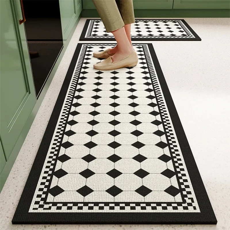 Waterproof PVC Mat for Kitchen, Long Mat, Non-slip Area Rugs, Oil-Proof, Home Decoration, Floor Mats
Waterproof PVC Mat for Kitchen, Long Mat, Non-slip Area Rugs, Oil-Proof, Home Decoration, Floor Mats