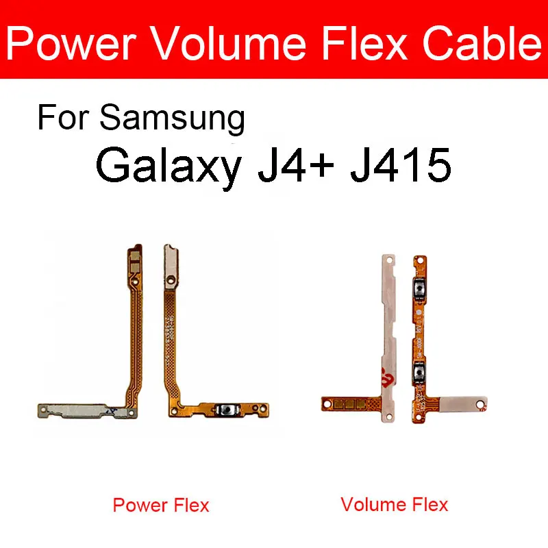 Power & Volume Flex Cable For Samsung Galaxy J4+ J4 Plus J4Plus SM-J415F J415F Volume Button Switch Power Control Flex Ribbon
Power & Volume Flex Cable For Samsung Galaxy J4+ J4 Plus J4Plus SM-J415F J415F Volume Button Switch Power Control Flex Ribbon