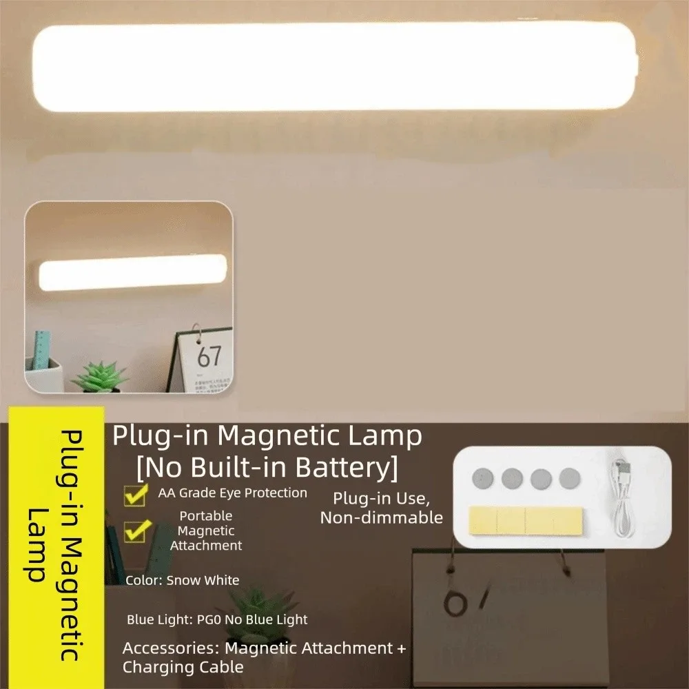 Long Light 3 Color LED Night Light Eye-care Adjustable Angle LED Light Bar USB Rechargeable No Wiring Desk Lamp Kitchen Cabinet
Long Light 3 Color LED Night Light Eye-care Adjustable Angle LED Light Bar USB Rechargeable No Wiring Desk Lamp Kitchen Cabinet