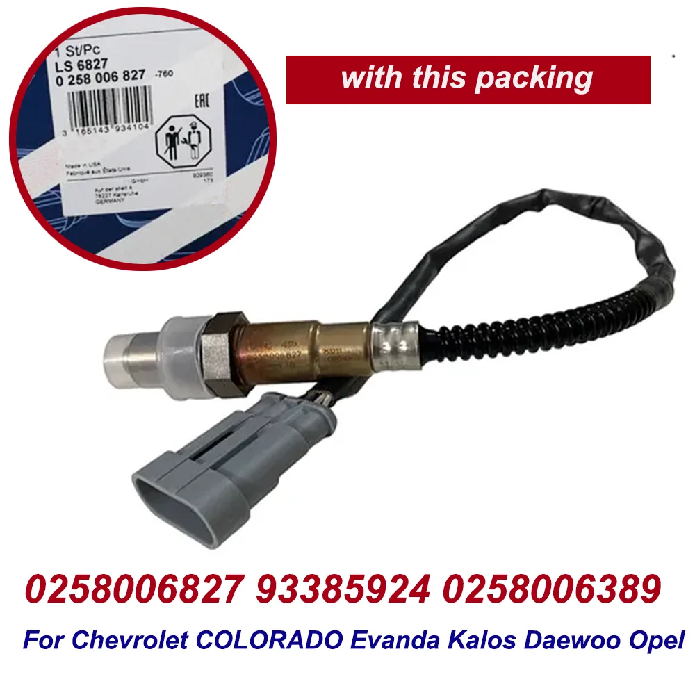 OEM 0258006827 93385924 0258006389 Лямбда-зонд O2 Датчик кислорода для Chevrolet COLORADO Evanda Kalos Daewoo Opel
OEM 0258006827 93385924 0258006389 Лямбда-зонд O2 Датчик кислорода для Chevrolet COLORADO Evanda Kalos Daewoo Opel