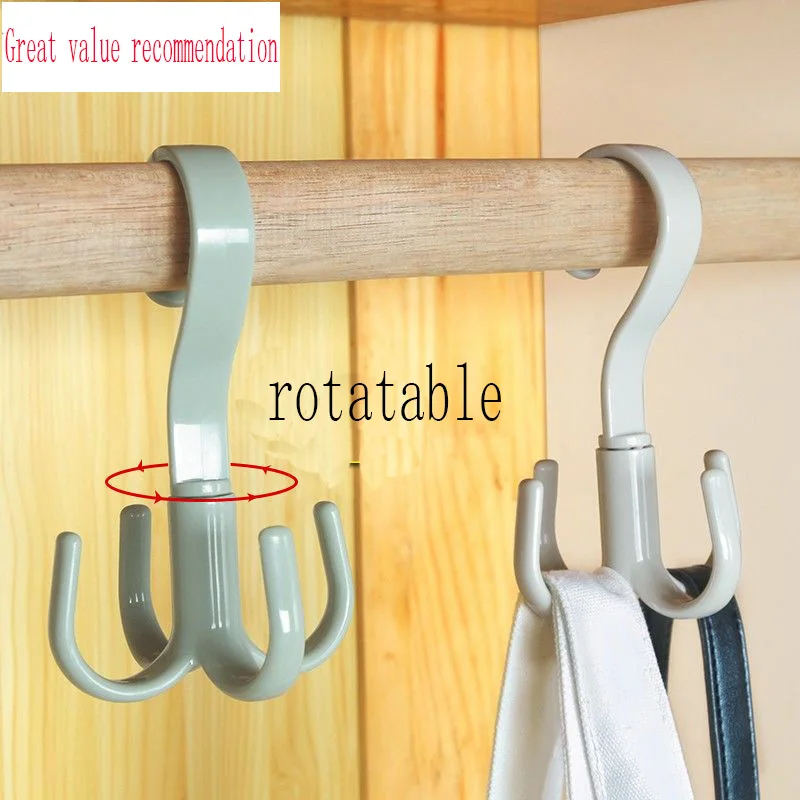 Rotating hook four-claw plastic creative removable punch-free multi-functional storage hook hanging clothes cabinet balcony mult
Rotating hook four-claw plastic creative removable punch-free multi-functional storage hook hanging clothes cabinet balcony mult