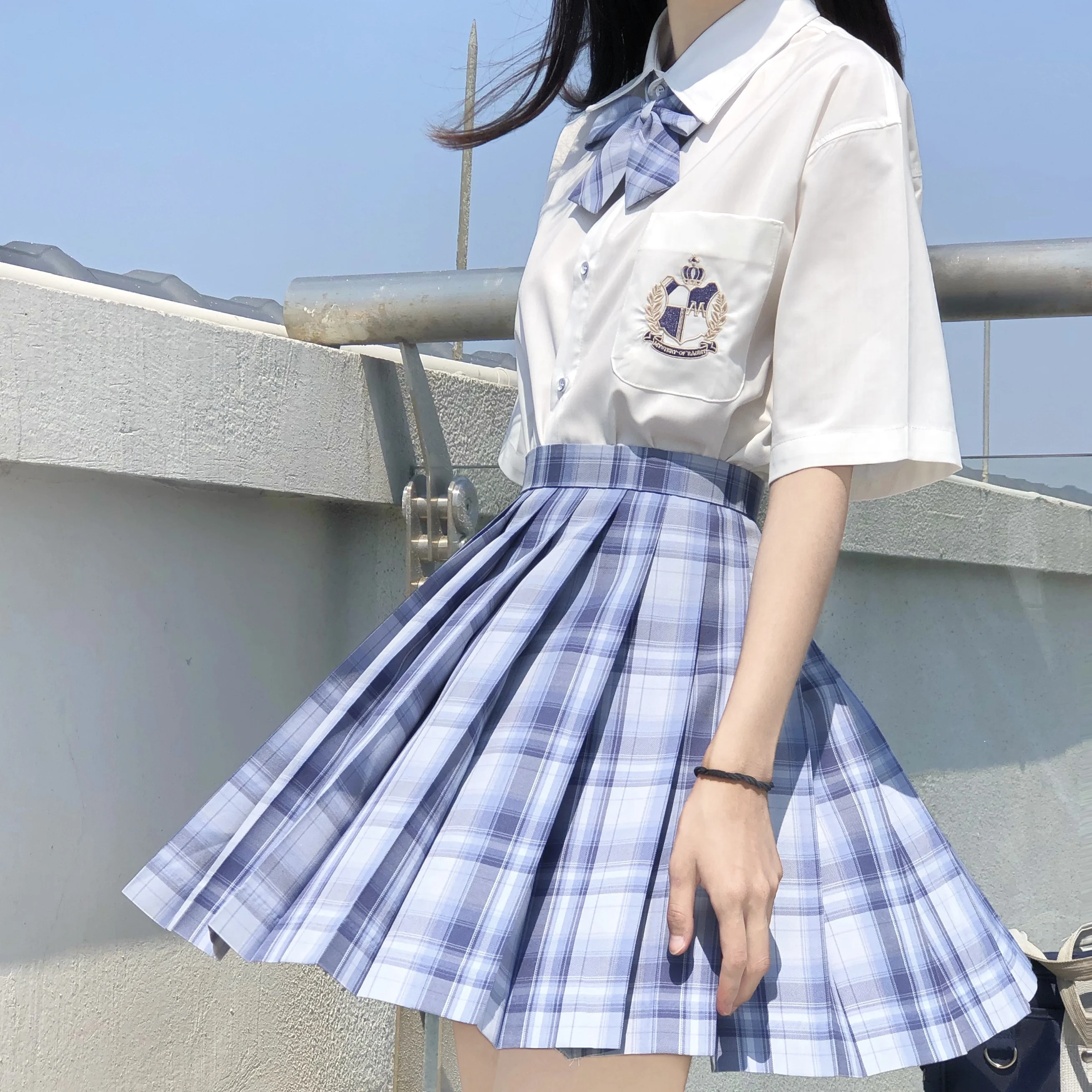 Original Authentic JK Uniform Plaid Skirt Mystery Rabbit Girl 'Encounter Whale' Pleated Skirt Polyester Fiber Summer 2020
Original Authentic JK Uniform Plaid Skirt Mystery Rabbit Girl 'Encounter Whale' Pleated Skirt Polyester Fiber Summer 2020