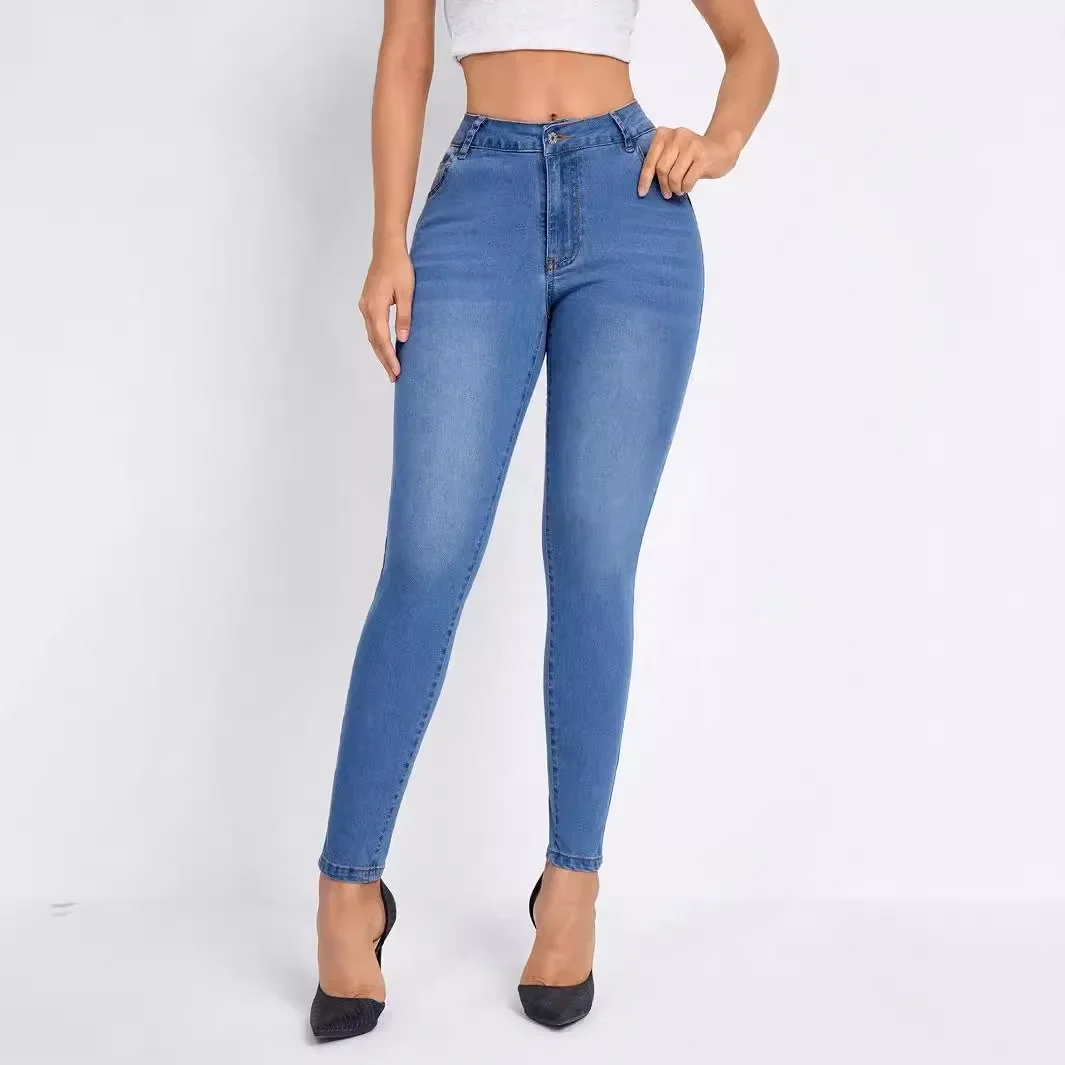 Women Clothing Skinny Solid Ankle Length Jean Washed Zipper Fly Denim Pants High Waist Jeans Spliced Casual Slim Pockets
Women Clothing Skinny Solid Ankle Length Jean Washed Zipper Fly Denim Pants High Waist Jeans Spliced Casual Slim Pockets