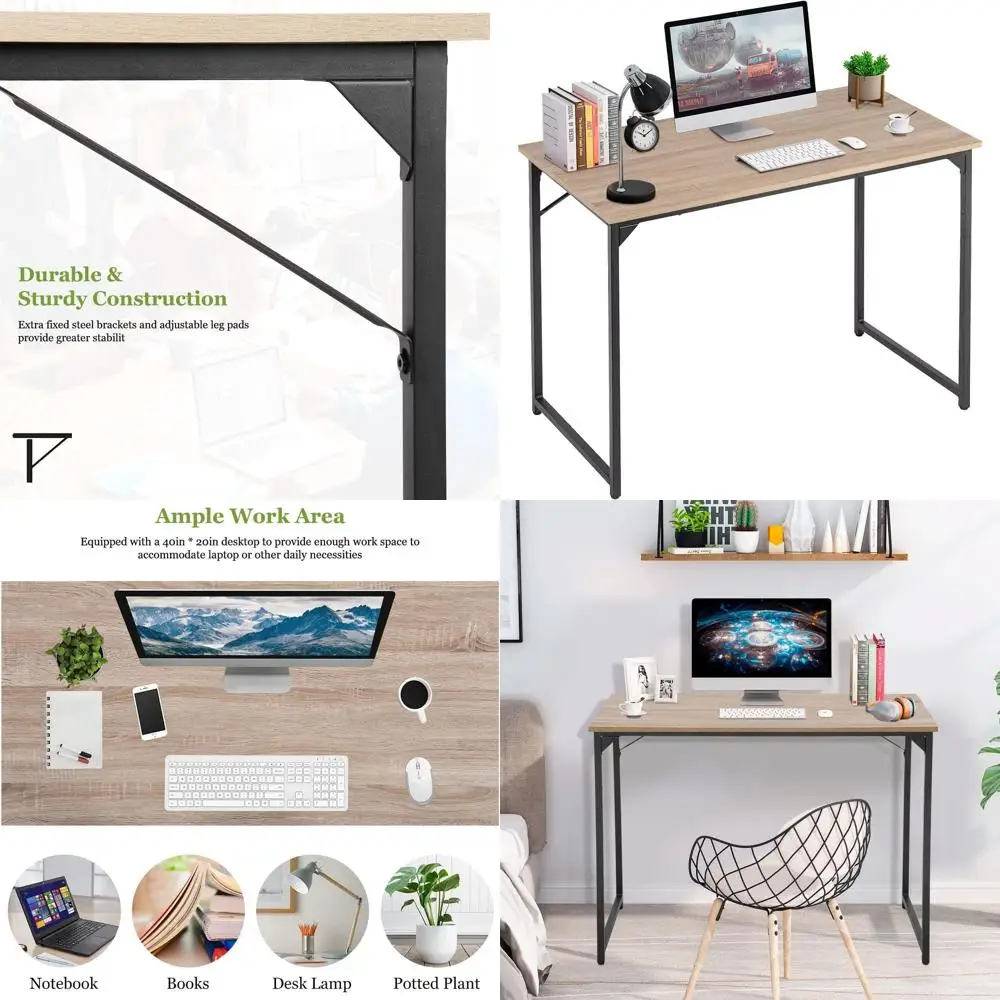 Офисный стол с металлическим каркасом 39, регулируемый по высоте, в стиле природы, устойчивый к царапинам и влаге, для дома или кабинета
Офисный стол с металлическим каркасом 39, регулируемый по высоте, в стиле природы, устойчивый к царапинам и влаге, для дома или кабинета