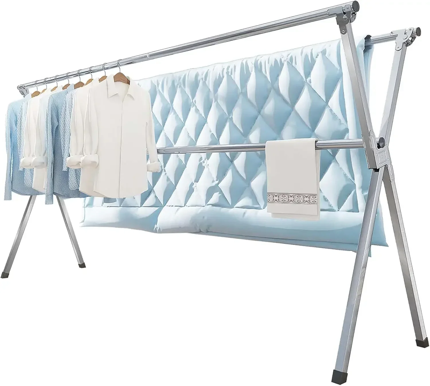 Clothes Drying Rack 95 Inches Folding Outdoor Indoor, Drying Rack Clothing Collapsible, Foldable Laundry Drying Rack, Hea
Clothes Drying Rack 95 Inches Folding Outdoor Indoor, Drying Rack Clothing Collapsible, Foldable Laundry Drying Rack, Hea