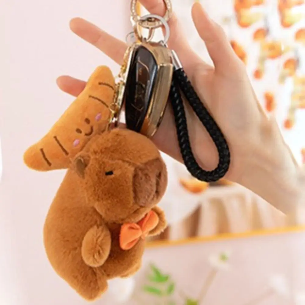 Stretchable Capybara Plush Keychain With turtle Cartoon Plush Couple Keychains 10cm Animal Capybara Plush Doll Unisex
Stretchable Capybara Plush Keychain With turtle Cartoon Plush Couple Keychains 10cm Animal Capybara Plush Doll Unisex