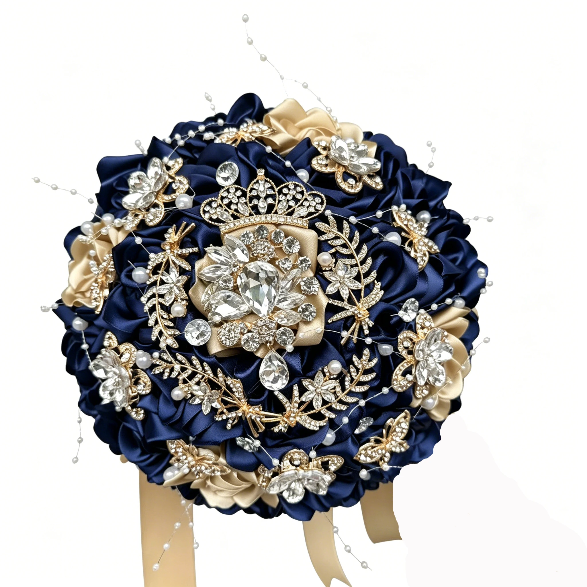 1pc/lot Royal Bridal Wedding Bouquet Artificial Ribbon
1pc/lot Royal Bridal Wedding Bouquet Artificial Ribbon