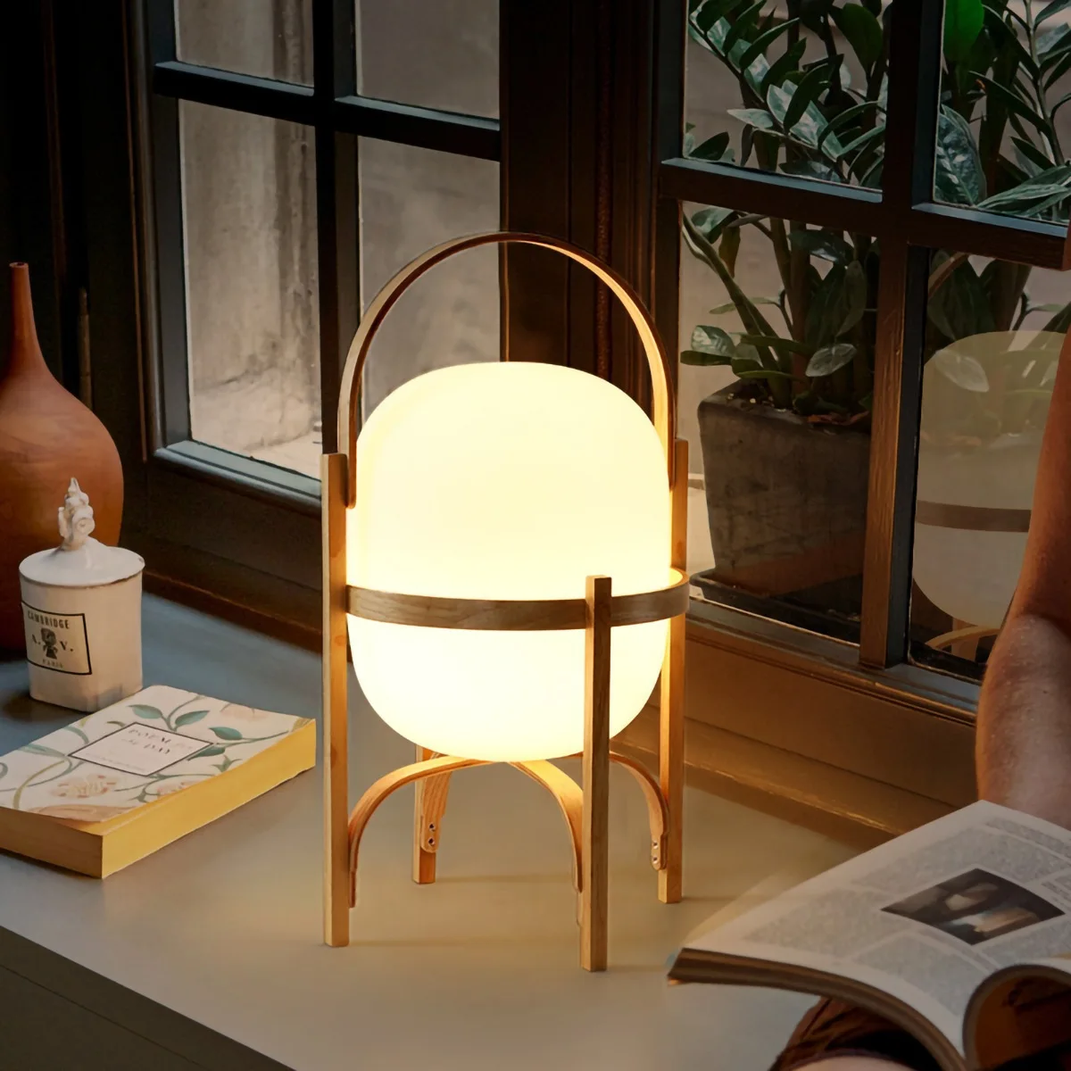 Japanese Natural Wood table Light Wabi sabi Minimalist Portable Lantern Glass desk Lamp Living Room Bedside study Reading Lights
Japanese Natural Wood table Light Wabi sabi Minimalist Portable Lantern Glass desk Lamp Living Room Bedside study Reading Lights