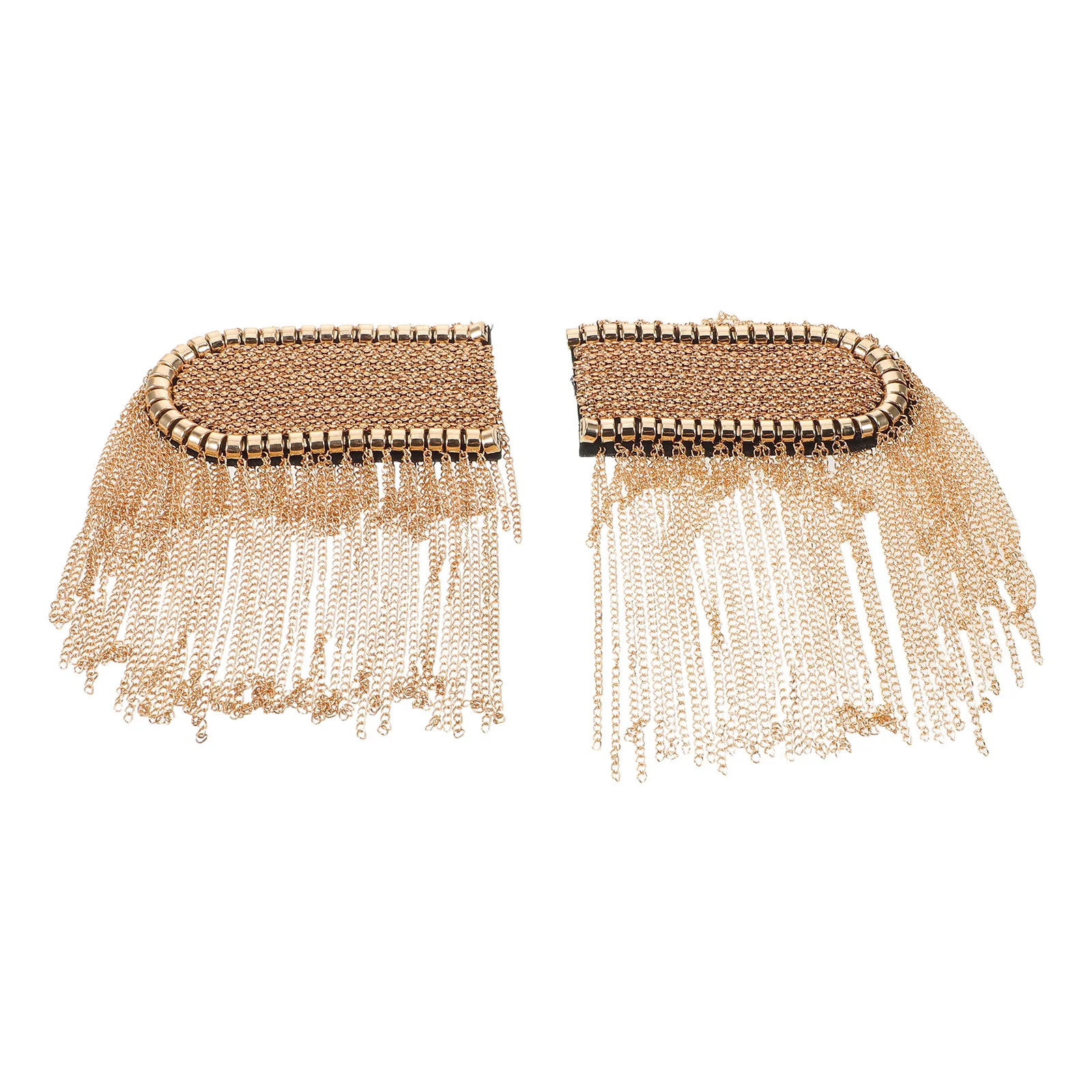 2pcs Chains Tassel Epaulettes Shoulder Badge Pads For Jacket Blazer Uniform Festival Costume Punk Metal Decorative Accessories
2pcs Chains Tassel Epaulettes Shoulder Badge Pads For Jacket Blazer Uniform Festival Costume Punk Metal Decorative Accessories