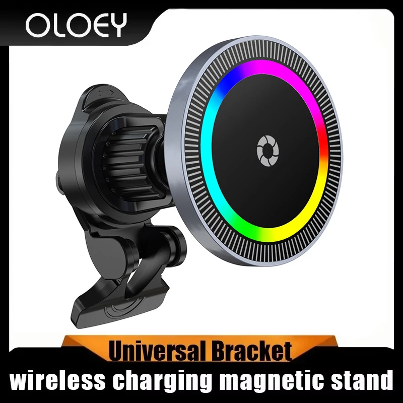 15W LED Magsafe Car Phone Charger with Light Magnetic Phone Holder Air Vent Car Phone Stand for IPhone15 14 13 12 Samsung Xiaomi
15W LED Magsafe Car Phone Charger with Light Magnetic Phone Holder Air Vent Car Phone Stand for IPhone15 14 13 12 Samsung Xiaomi