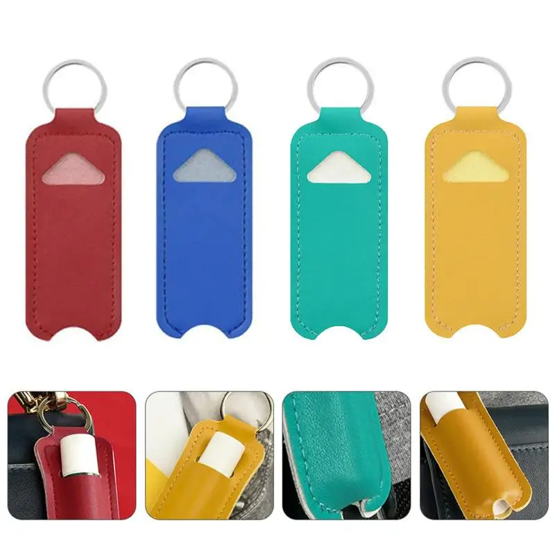 Compact Lip Balm Holder Bag with Keychain Perfect for Organized Lip Care While Traveling
Compact Lip Balm Holder Bag with Keychain Perfect for Organized Lip Care While Traveling