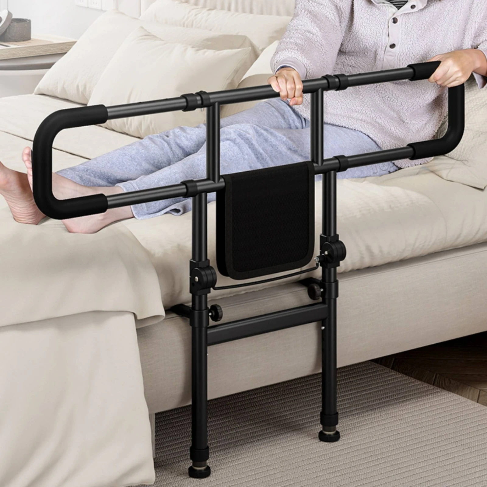 Bedside Assist Frame Foldable Folding Bed Support Rail Adjustable Bed Grab Bar Anti-Fall Bedside Grab Bar Easy to Assemble
Bedside Assist Frame Foldable Folding Bed Support Rail Adjustable Bed Grab Bar Anti-Fall Bedside Grab Bar Easy to Assemble