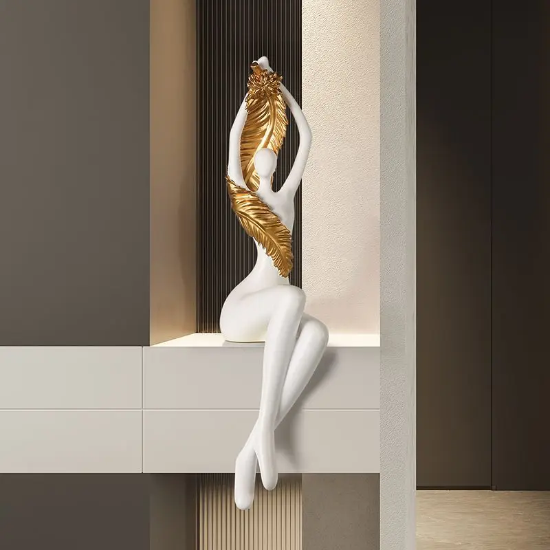 Modern Character Figurines Unique Creative Art Sitting Posture Luxury Ornaments Entrance Home Cabinet Table Decoration
Modern Character Figurines Unique Creative Art Sitting Posture Luxury Ornaments Entrance Home Cabinet Table Decoration