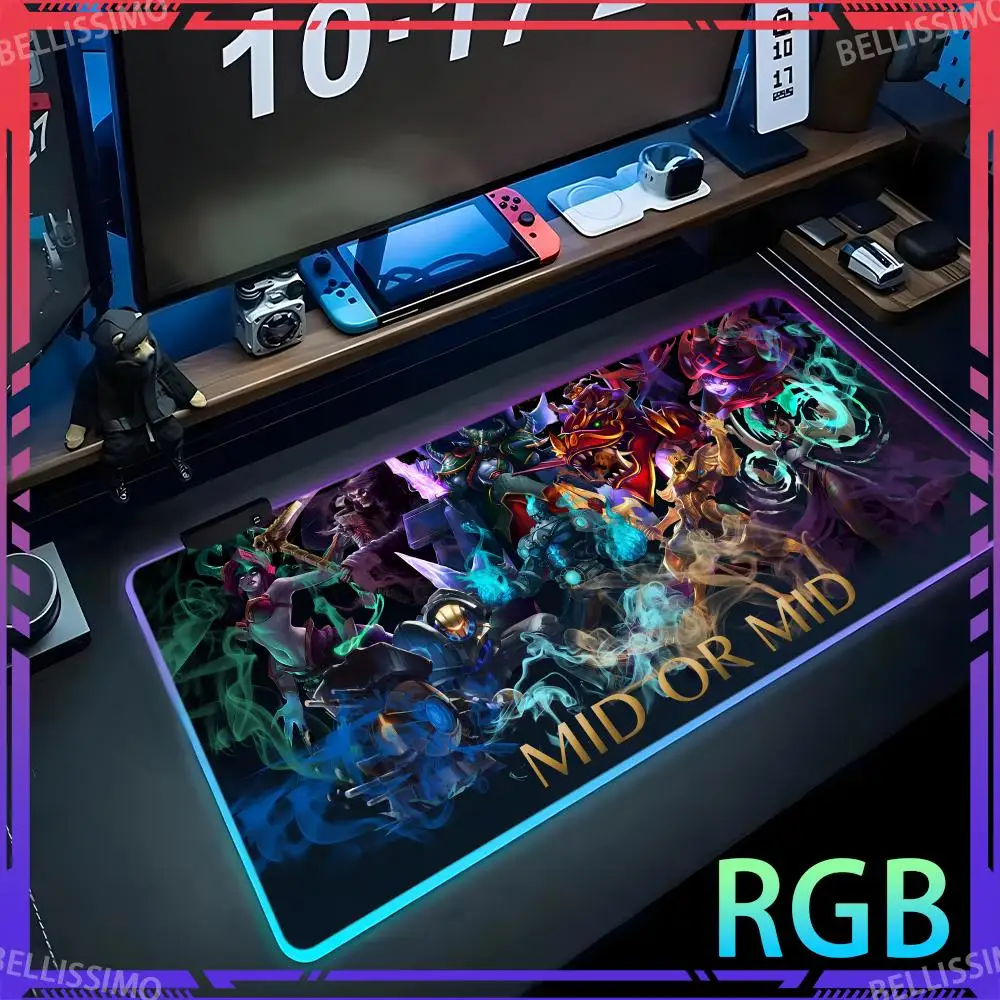 RGB Anime L_League of Legends Game XXL MousePad Large Cute Desk mat E-sports Anime Girls Game Keyboard Pad Luminous Mouse Pad
RGB Anime L_League of Legends Game XXL MousePad Large Cute Desk mat E-sports Anime Girls Game Keyboard Pad Luminous Mouse Pad