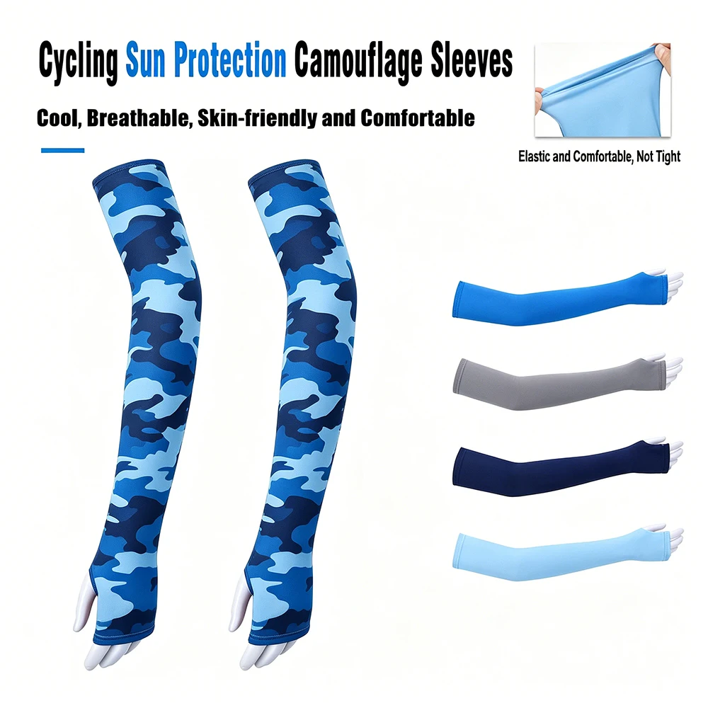 (1Pair)Summer Sun-Protective Fingerless Oversleeve Outdoor Cycling and Driving Sun-protective Sleeve Cycling Sports Armwarmers
(1Pair)Summer Sun-Protective Fingerless Oversleeve Outdoor Cycling and Driving Sun-protective Sleeve Cycling Sports Armwarmers