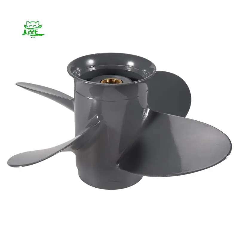 A22E-пропеллер 4 лезвия 9 1/4X10 для подвесного двигателя Honda и Yamaha BF8D/BF9.9D BF9.9/BF15A BF15D/BF20 8 шин 58134-ZV4-010AH 
A22E-пропеллер 4 лезвия 9 1/4X10 для подвесного двигателя Honda и Yamaha BF8D/BF9.9D BF9.9/BF15A BF15D/BF20 8 шин 58134-ZV4-010AH