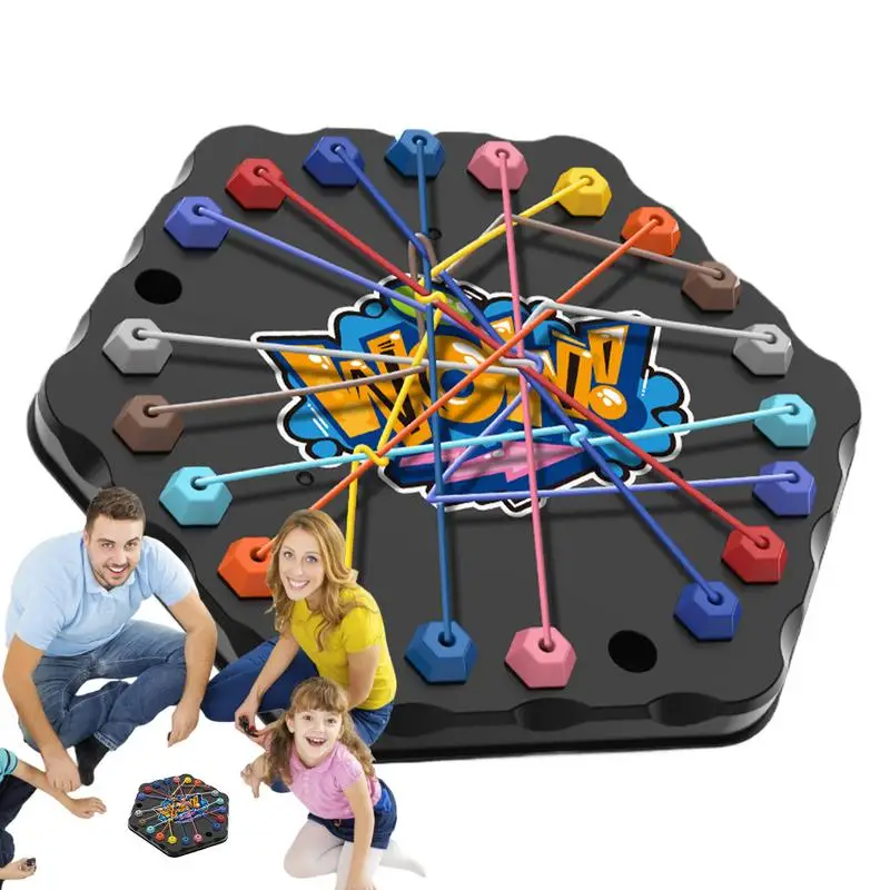 String Untangling Toy Strategy Board Game Challenge Untying Rope Lacing Untangling Toy Parent Child Interaction Educational
String Untangling Toy Strategy Board Game Challenge Untying Rope Lacing Untangling Toy Parent Child Interaction Educational