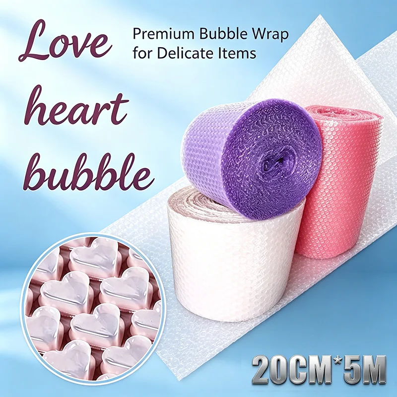 0.2*5M Buffer Packaging Heart Bubble Wrap Bubblewrap Bubble Paper Foam Roll for Packaging Buffer Wrap Pouch
0.2*5M Buffer Packaging Heart Bubble Wrap Bubblewrap Bubble Paper Foam Roll for Packaging Buffer Wrap Pouch