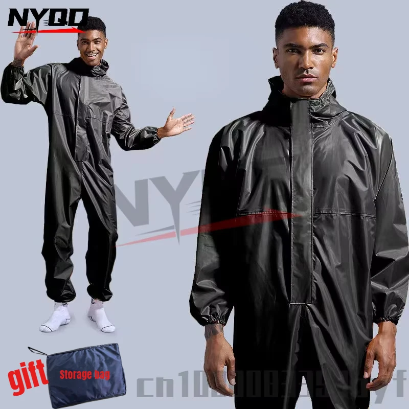 One-piece Hooded Waterproof Motorcycle Riding Raincoat Outdoor Dustproof Lightweight Work Clothes Rider Raincoat for Men Women
One-piece Hooded Waterproof Motorcycle Riding Raincoat Outdoor Dustproof Lightweight Work Clothes Rider Raincoat for Men Women