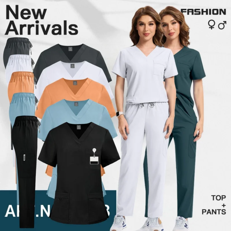 Ladies' Beauty Salon Skin Manager SPA Center Uniform Pet Hospital Doctor Nurse Work Clothe Set Nurse Clothe Set Hospital Uniform
Ladies' Beauty Salon Skin Manager SPA Center Uniform Pet Hospital Doctor Nurse Work Clothe Set Nurse Clothe Set Hospital Uniform