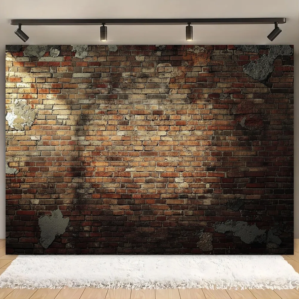1 vintage brick wall party banner with realistic textures and lighting effects - birthday, wedding, durable polyester fiber
1 vintage brick wall party banner with realistic textures and lighting effects - birthday, wedding, durable polyester fiber