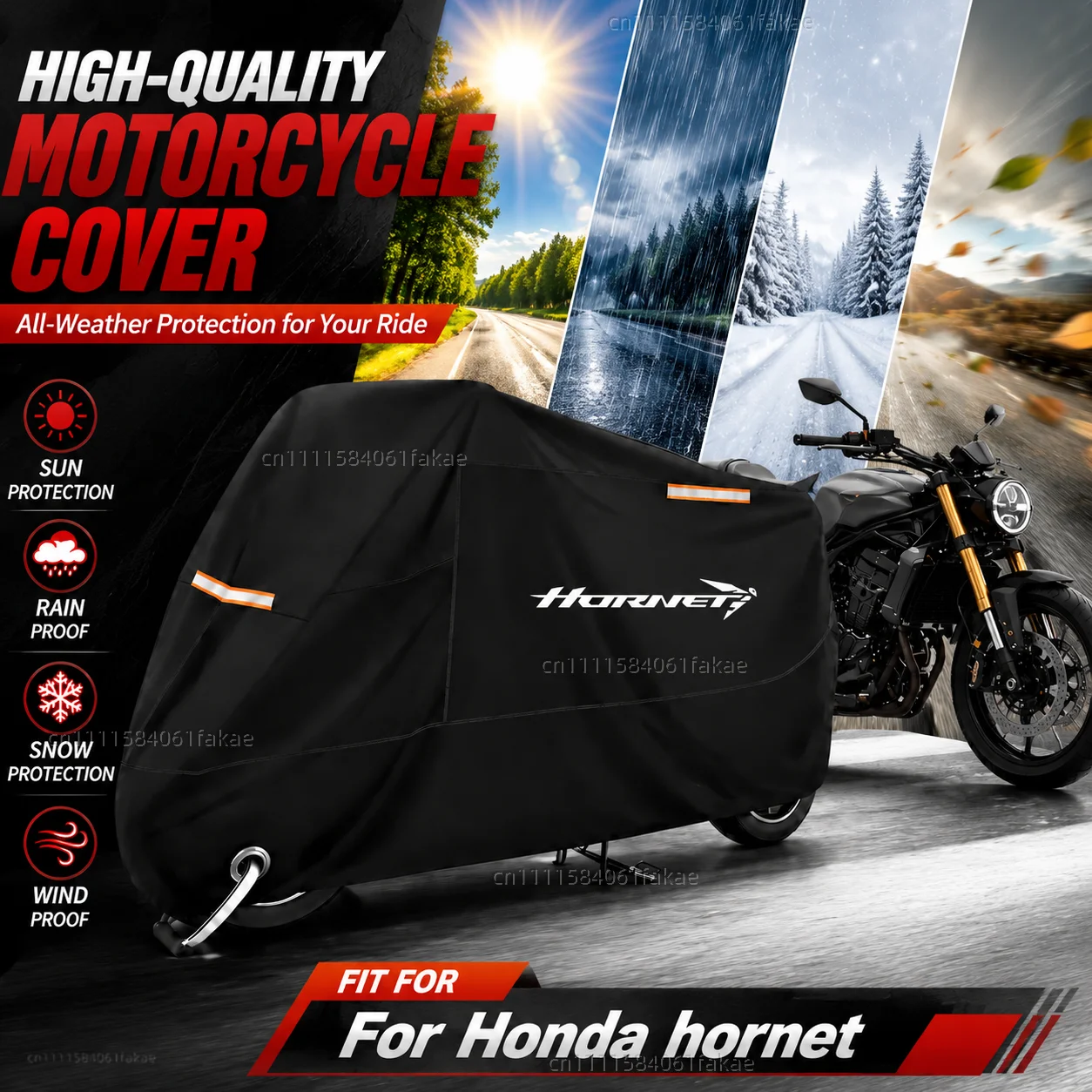 Motorcycle Cover Waterproof Outdoor All Season Dustproof UV Protective Moto Scooter Rain Cover For Honda cb750 hornet 2025 2026
Motorcycle Cover Waterproof Outdoor All Season Dustproof UV Protective Moto Scooter Rain Cover For Honda cb750 hornet 2025 2026