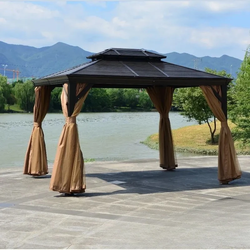 Aluminum Alloy Pavilion Tent Canopy for Outdoor Courtyard Chinese Garden European Ancient Architecture Four-Corner Awning
Aluminum Alloy Pavilion Tent Canopy for Outdoor Courtyard Chinese Garden European Ancient Architecture Four-Corner Awning