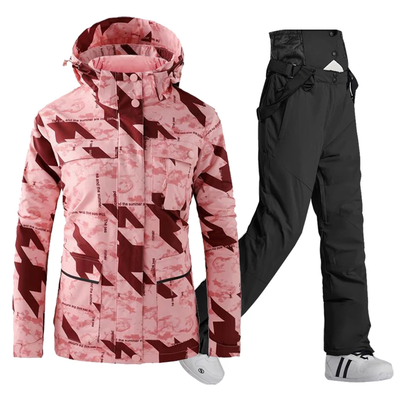 Women's Ski Suit Winter Warm Windproof Waterproof Ski Down Jacket And Pants Women Outdoor Sports Snowboard Snow Coat Trousers
Women's Ski Suit Winter Warm Windproof Waterproof Ski Down Jacket And Pants Women Outdoor Sports Snowboard Snow Coat Trousers